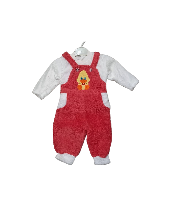 Salopete cocolino fete, ratusca, corai, 3 ani