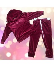 Hanorac fete, ursulet, usor vatuit, lila, 3-7 ani