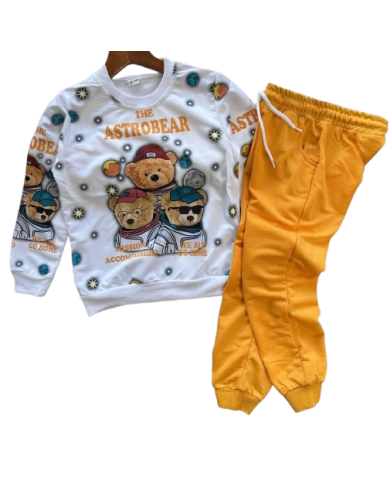 Compleu copii ASTROBEAR, galben, 3-8 ani