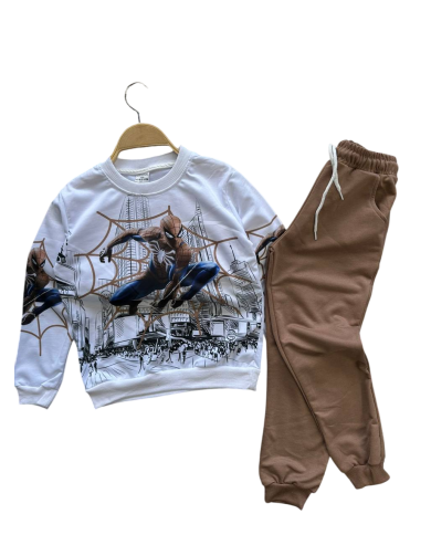 Compleu copii SPIDER MAN, maro, 8-13 ani