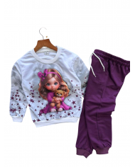 Compleu fete MINNIE, ciclam, 3-10 ani