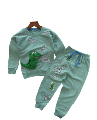 Compleu baieti MICKEY, verde, 2-8 ani