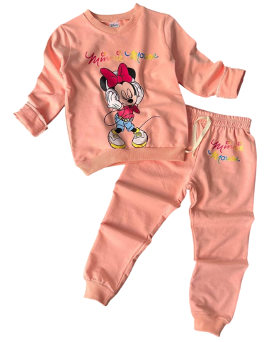 Compleu fete MINNIE, somon, 2-8 ani
