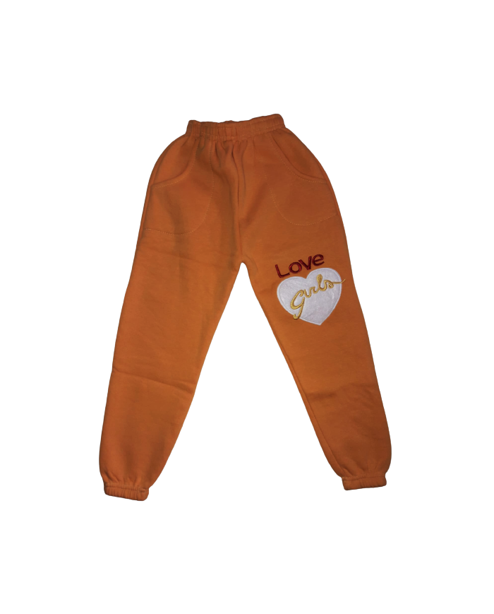 Pantaloni fete bumbac vătuiți