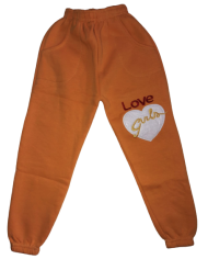 Pantaloni fete bumbac vătuiți