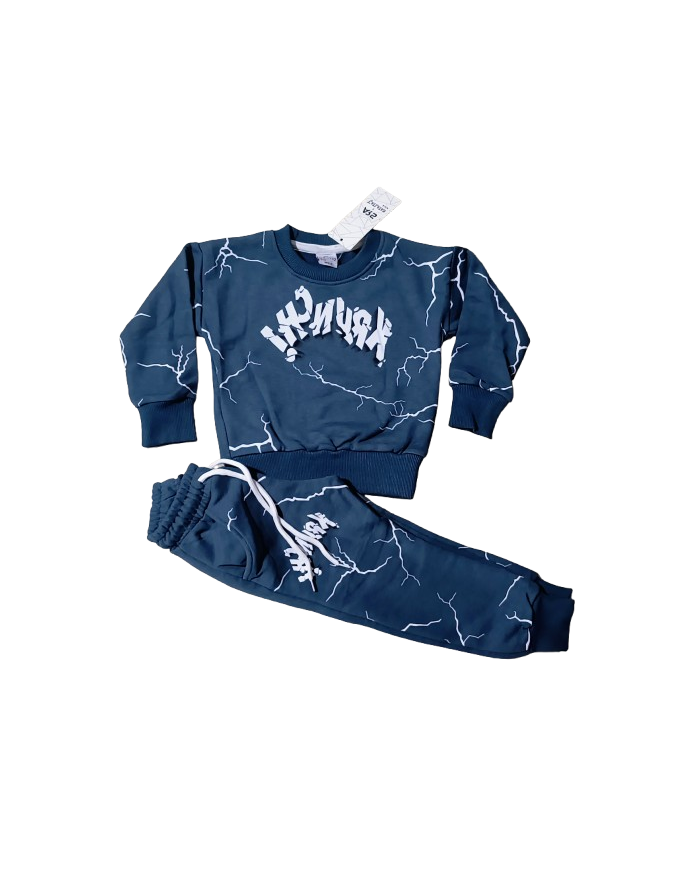 Compleu copii KRUNCH, bleumarin, 3-10 ani, gros